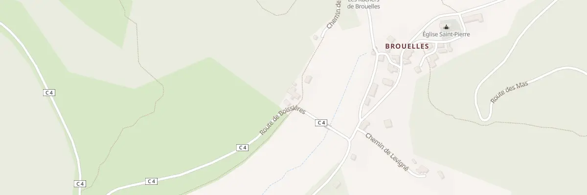 Plan du 102 Rte de Boissieres à Maxou