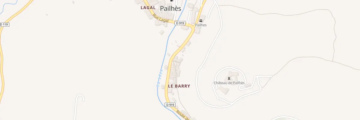 Plan du 61 Le Barry à Pailhès
