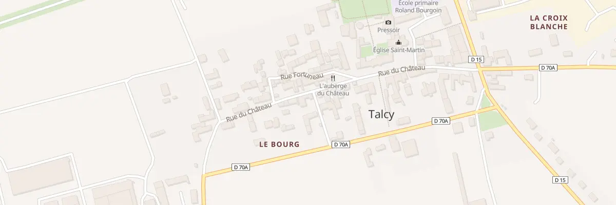 Plan du 35 Rue du Château à Talcy