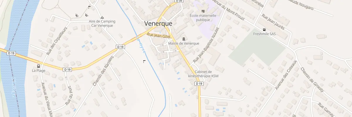 Plan du 8 Pl Saint-pierre à Venerque
