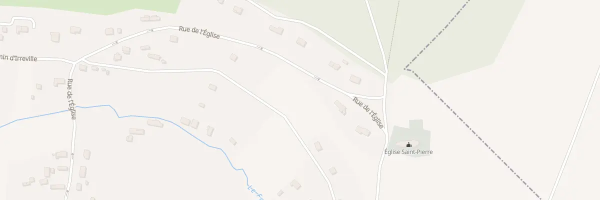 Plan du 11 Rue de l’Eglise à Touffreville