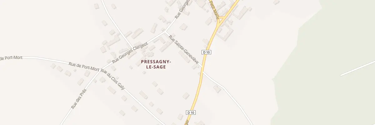 Plan du 5000 Pressagny Le Val à Notre-Dame-de-l’Isle
