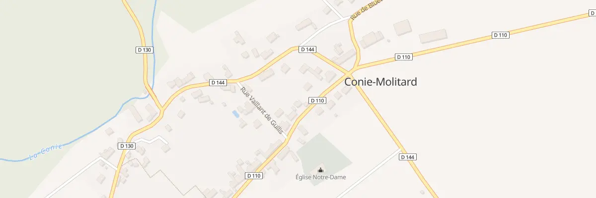 Plan du 36 Rue de la Sanglerie à Conie-Molitard