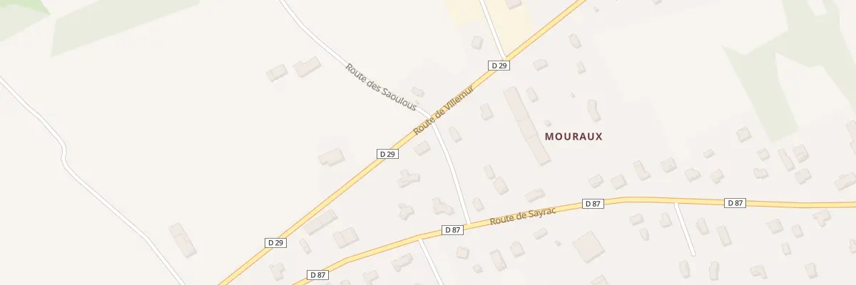 Plan du 12 Rte de Villemur à Villaudric