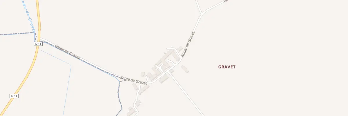 Plan du 3 Gravet à Argy