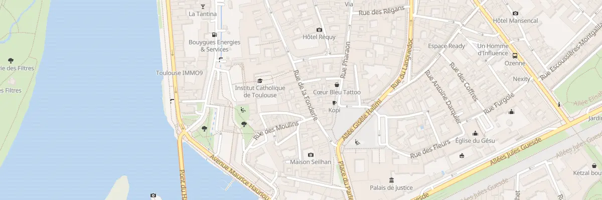 Plan du 17 Rue de la Fonderie à Toulouse