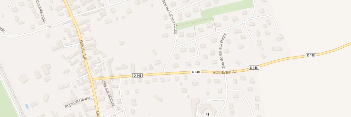 Plan du 3 Rue du Val aux Fleurs à Bueil