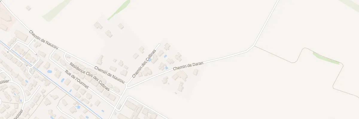 Plan du 9 Che de Daran à Castelginest