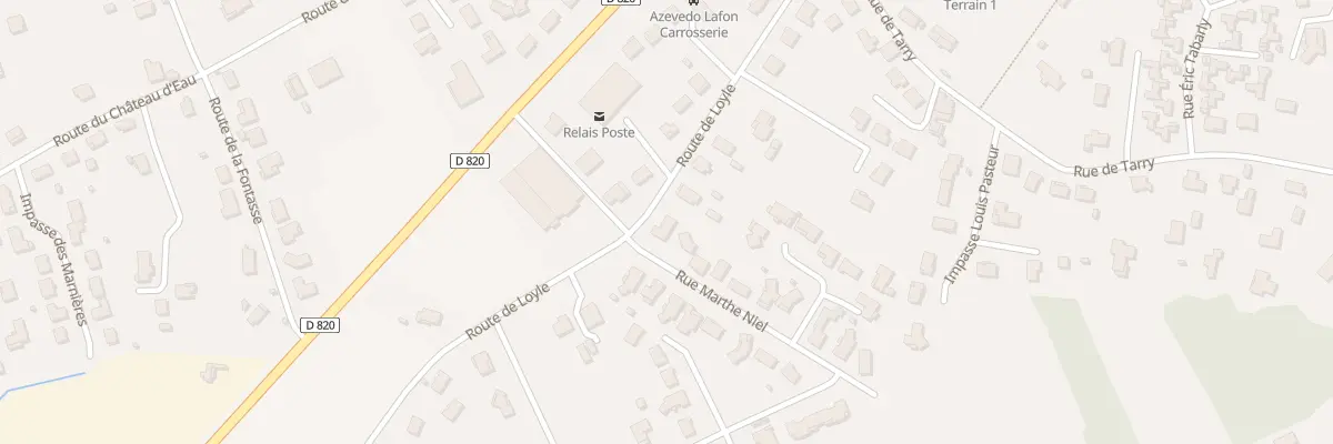 Plan du 23 Rue Marthe Niel à Albias