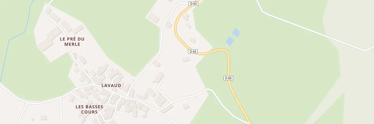 Plan du 5375 Lavaud Montjourde à Folles
