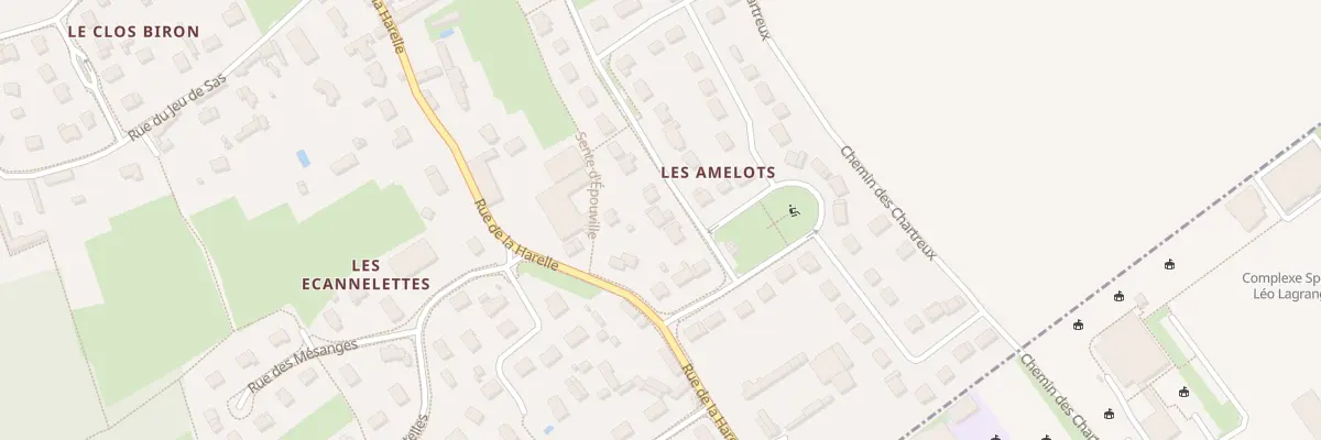 Plan du 9 Rue des Amelots à La Chapelle-Longueville