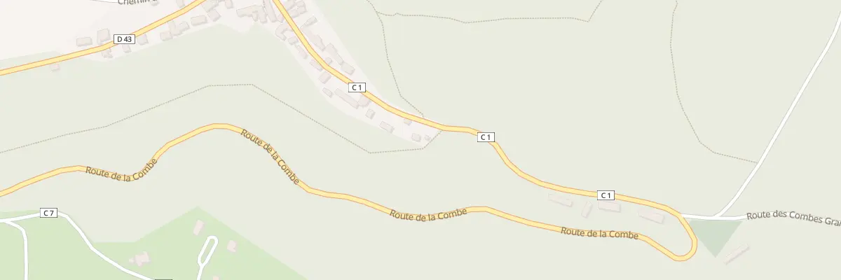 Plan du 300 Rte de la Combe au Roc