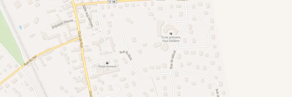 Plan du 14 Rue du Bois à Bueil