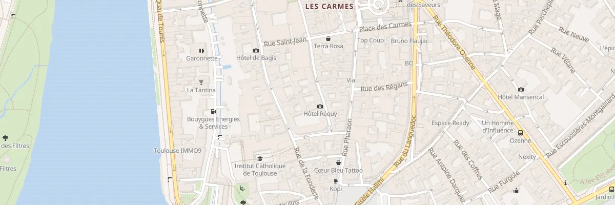 Plan du 8 Rue de la Dalbade à Toulouse