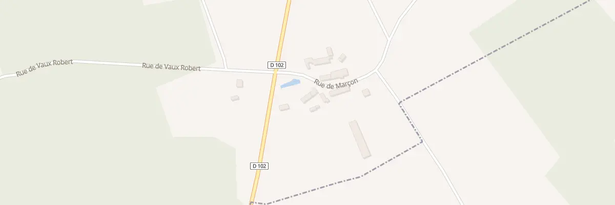 Plan du 2 Rue de Marçon à Fresnes