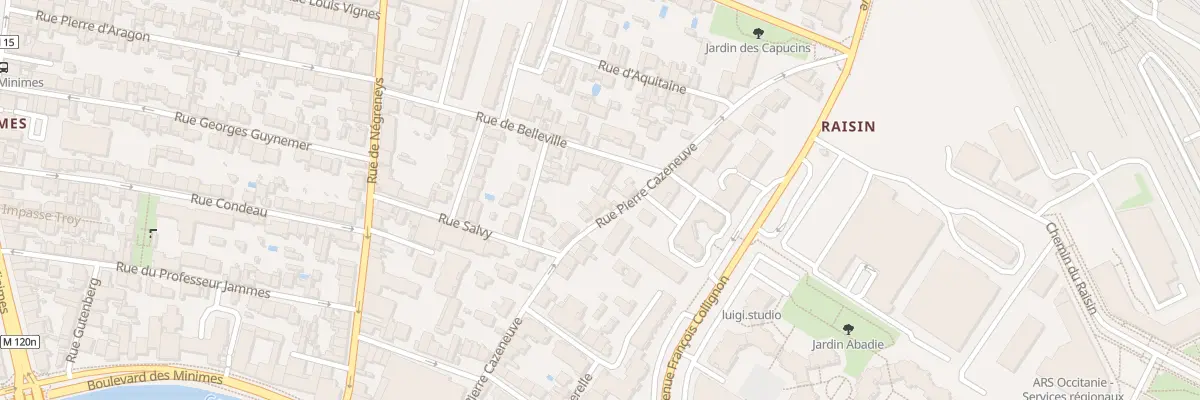 Plan du 35 Rue Pierre Cazeneuve à Toulouse