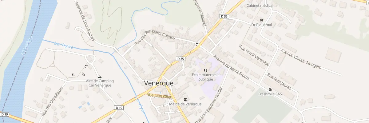 Plan du 16 Rue Jean de Mansencal à Venerque
