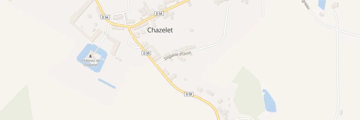 Plan du 1 Rue d’Oron à Chazelet
