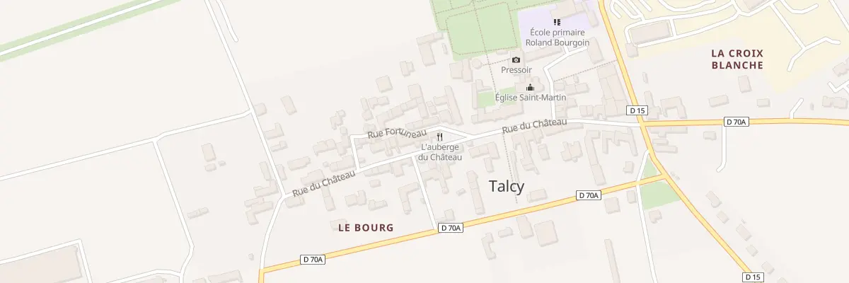 Plan du 26 Rue du Château à Talcy