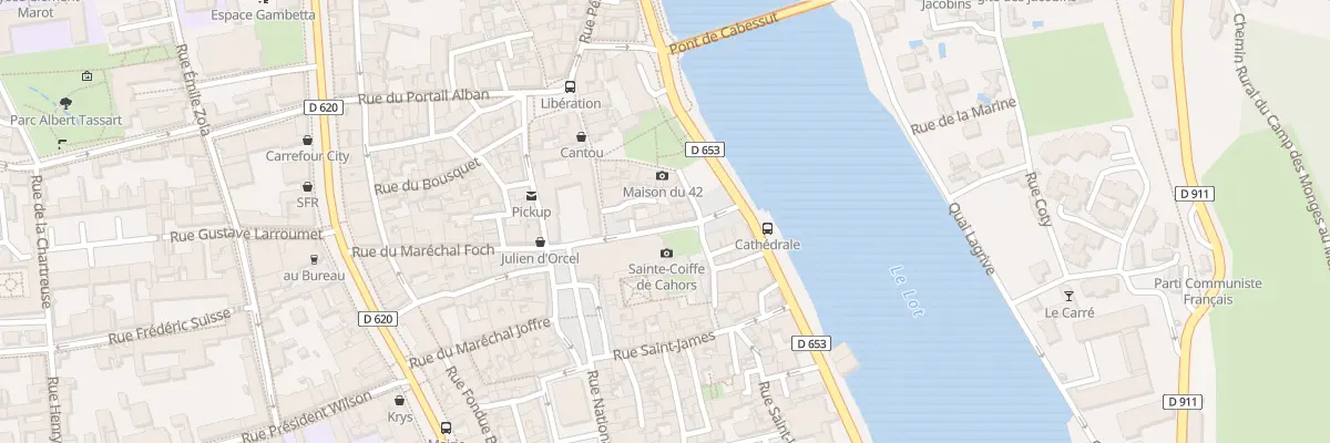 Plan du 241 Rue Maréchal-Foch à Cahors