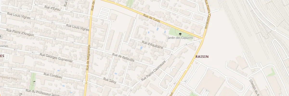 Plan du 15 Rue d’Aquitaine à Toulouse