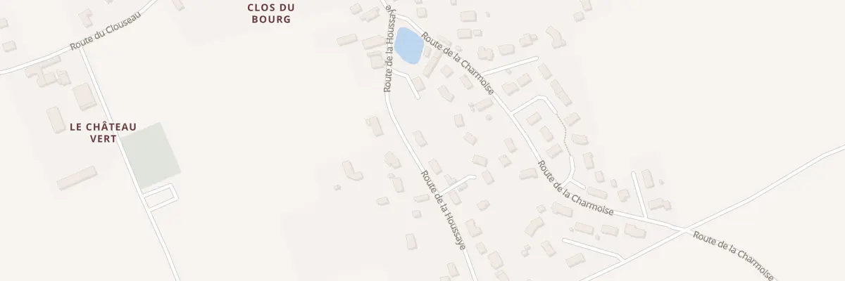 Plan du 3 Rte de la Houssaye à Sassay