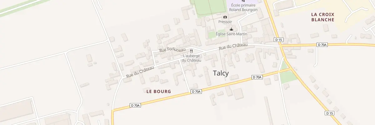 Plan du 31 Rue du Château à Talcy