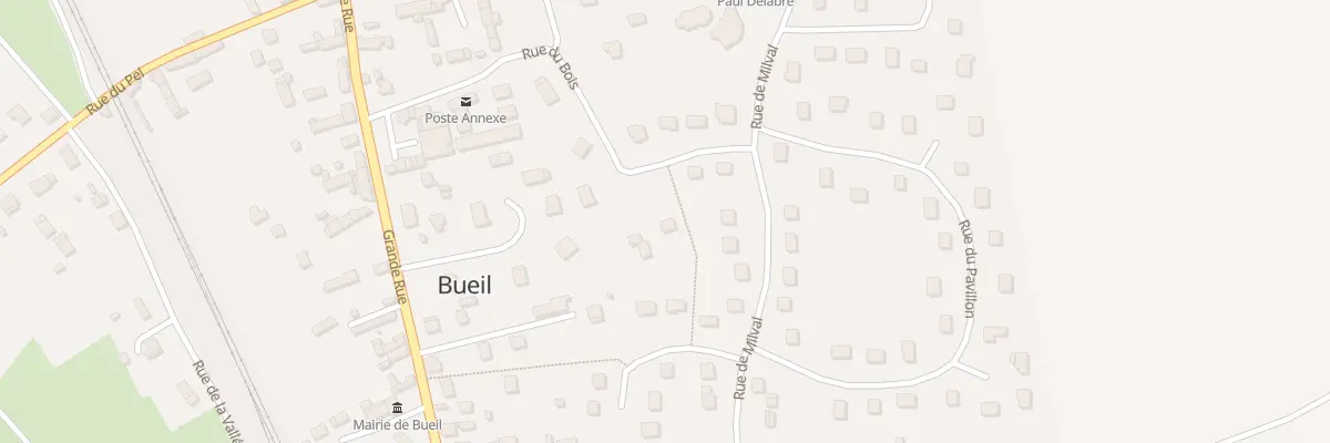 Plan du 9 Rue du Bois à Bueil