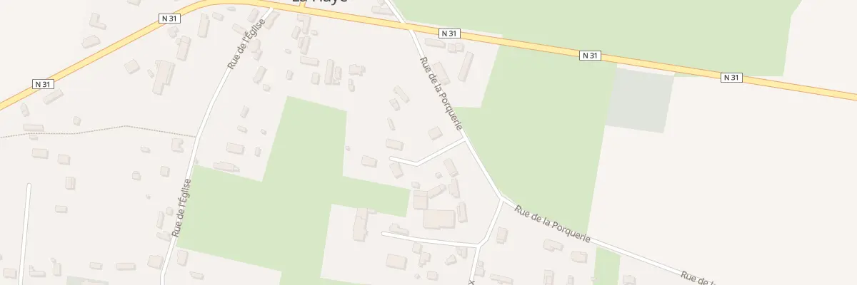 Plan du 110 Rue de la Porquerie à La Haye