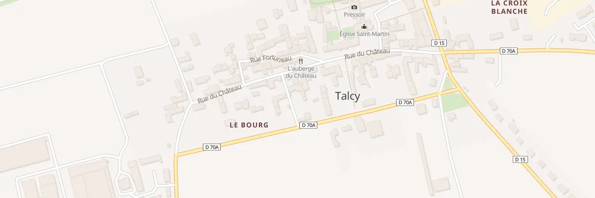 Plan du 3 Che de Bazonclaire à Talcy