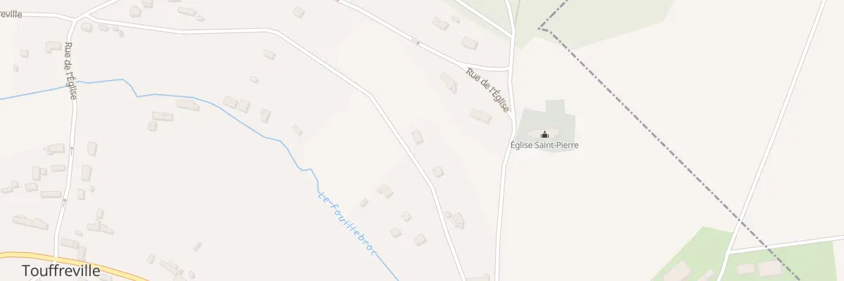 Plan du 11 Rue de l’Aumône à Touffreville