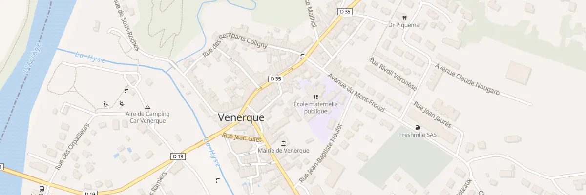 Plan du 12 Rue Jean de Mansencal à Venerque