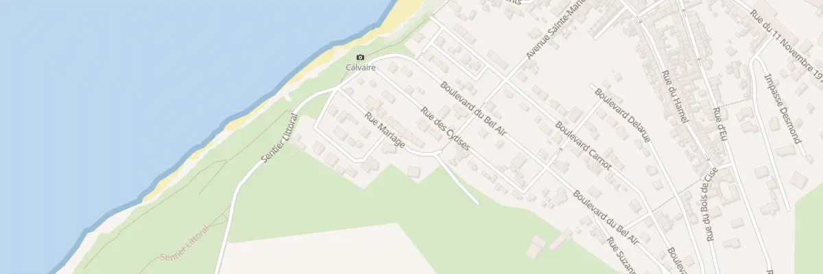 Plan du 13 Rue Mariage à Ault