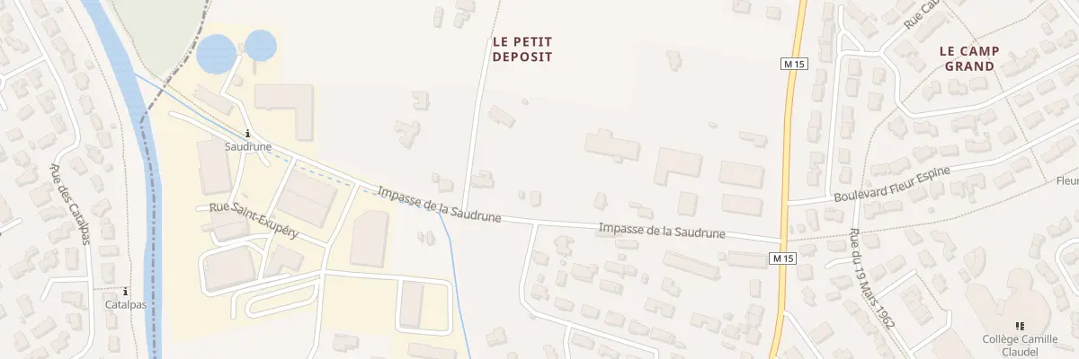Plan du 18 Imp de Saudrune à Launaguet