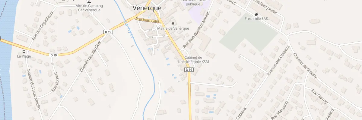 Plan du 43 Av de Pyrenees à Venerque