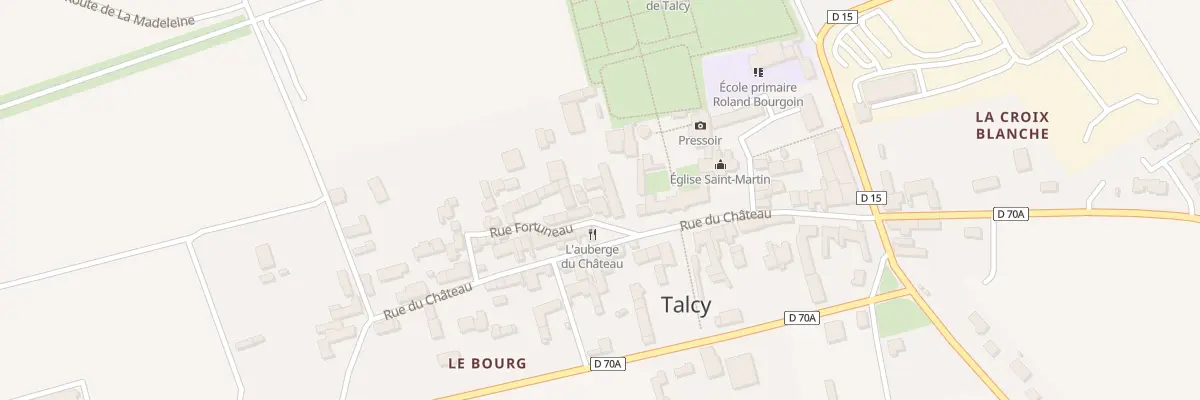 Plan du 2 Rue Fortuneau à Talcy