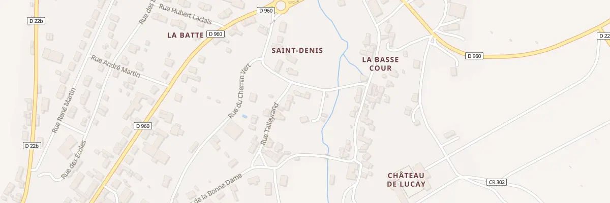 Plan du 14 Rue Talleyrand à Luçay-le-Mâle