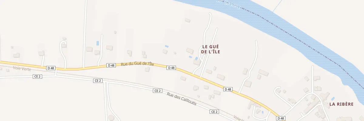 Plan du 15 Rue du Gué de l’île à Thenay