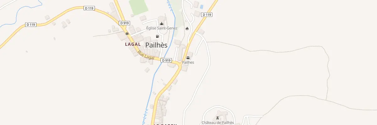 Plan du 51 Pailhes à Pailhès