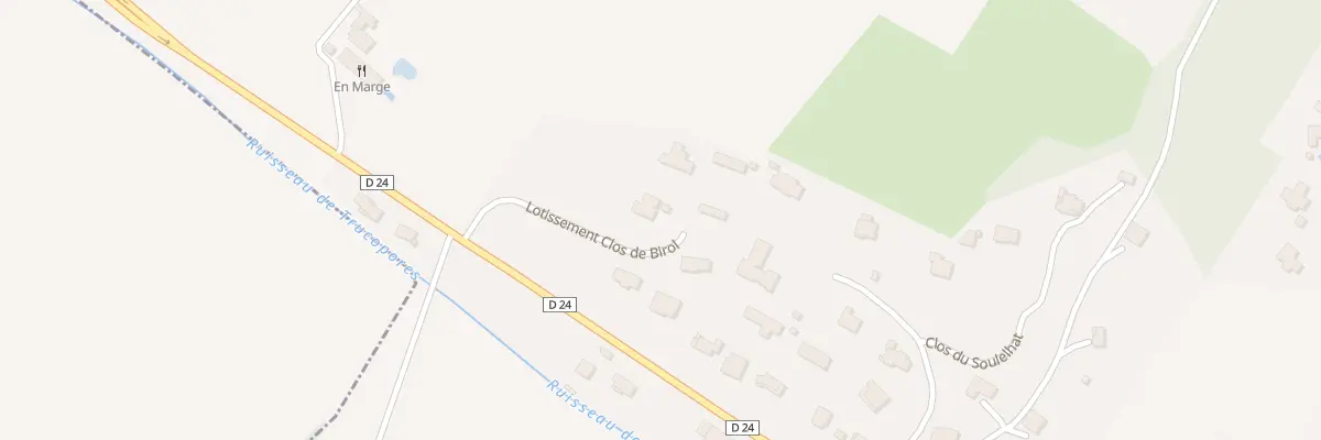 Plan du 6 Lot Clos de Birol à Aureville