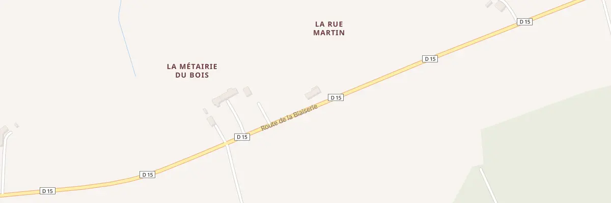 Plan du 5264 La Rue Martin à Pellevoisin