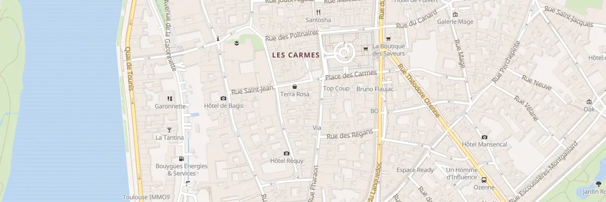 Plan du 3 Rue des Prêtres à Toulouse