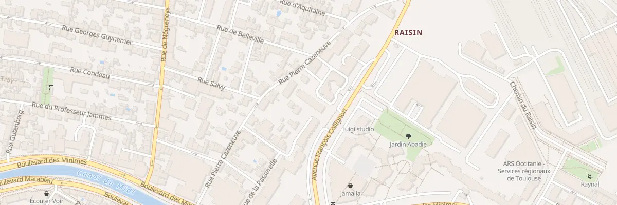 Plan du 32 Rue Pierre Cazeneuve à Toulouse