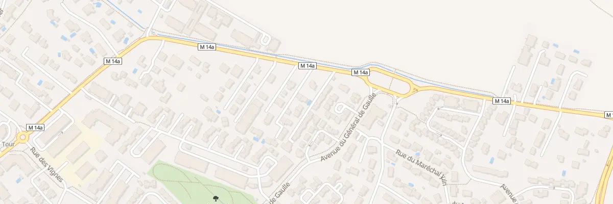 Plan du 68B Rte de Pechbonnieu à Castelginest