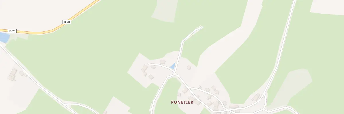 Plan du 20 Punetier à Azerables