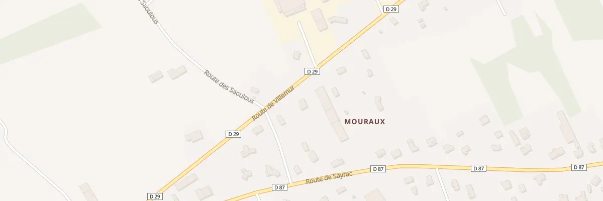 Plan du 16 Rte de Villemur à Villaudric