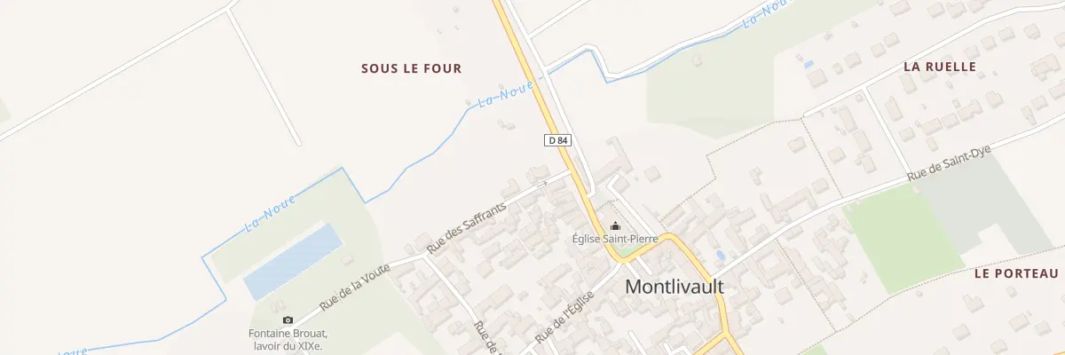 Plan du 1B Rue des Saffrants à Montlivault