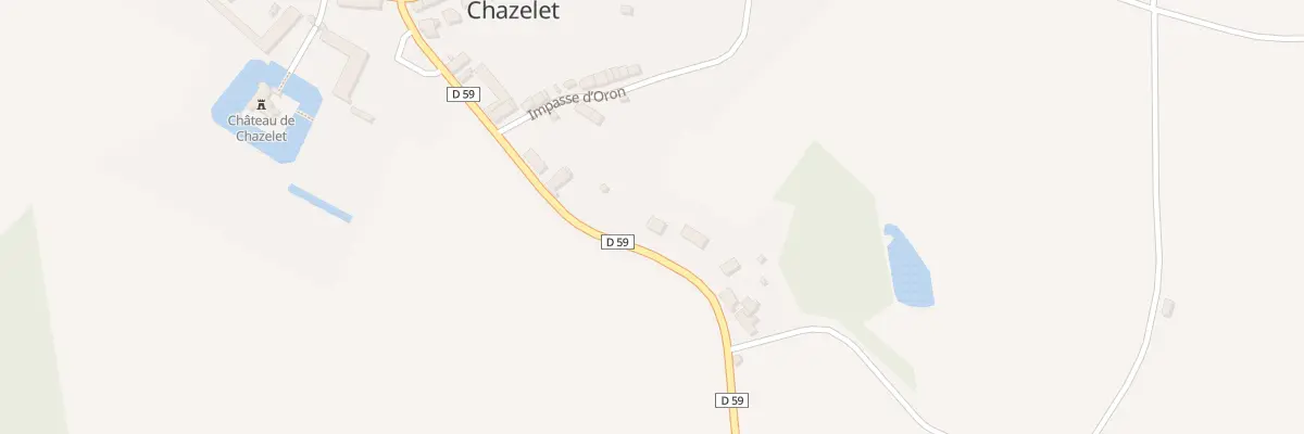 Plan du 16 Rue du Chene Vert à Chazelet
