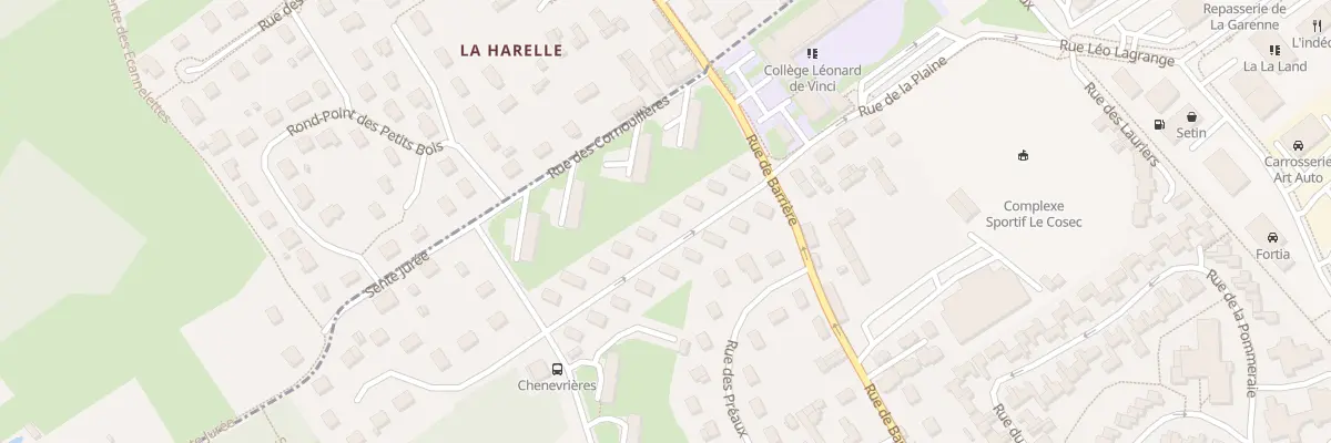 Plan du 8 Rue des Chenevières à Saint-Marcel