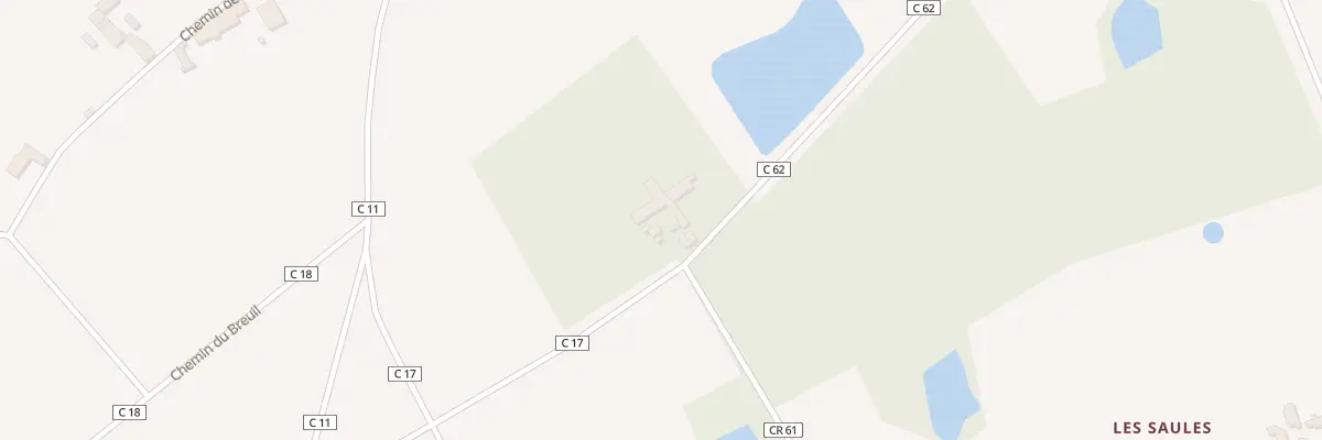 Plan du 1 Chem des Dominieres à Cheverny